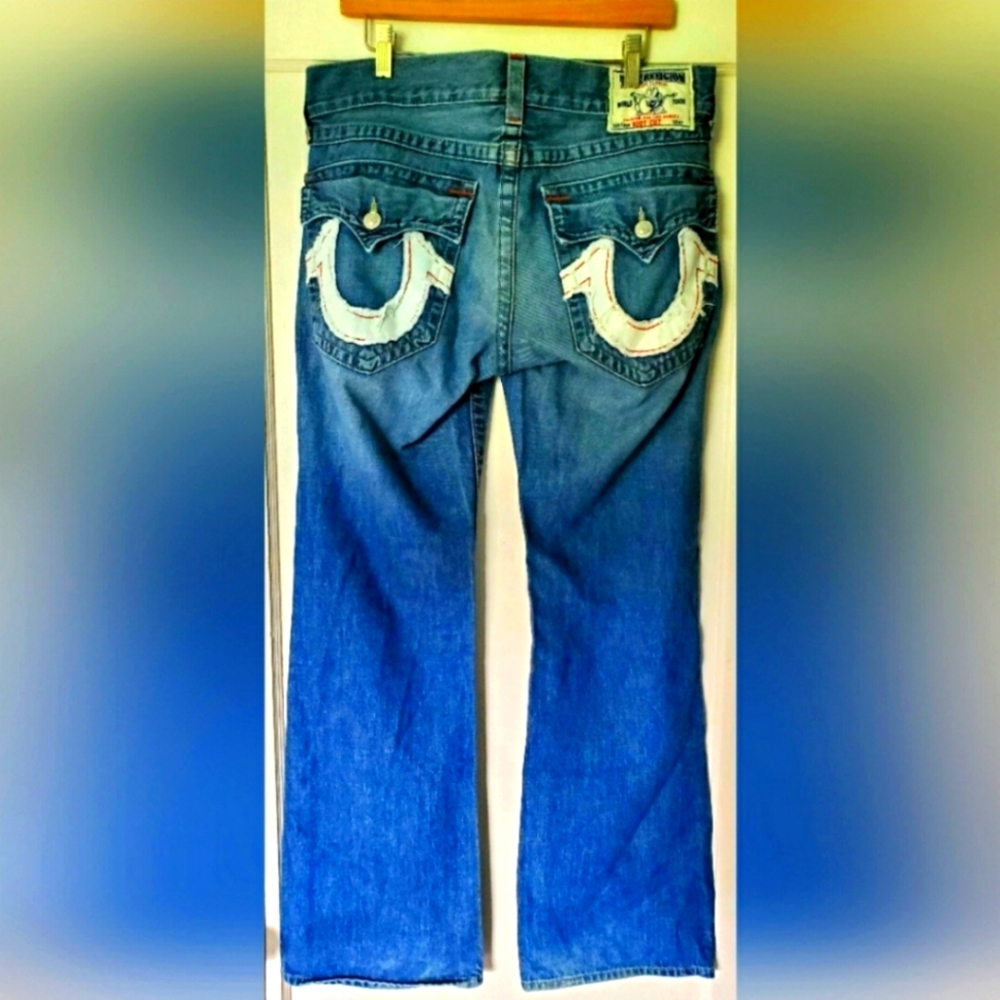 Vintage White Horseshoe True Religion Jeans🐎🤠